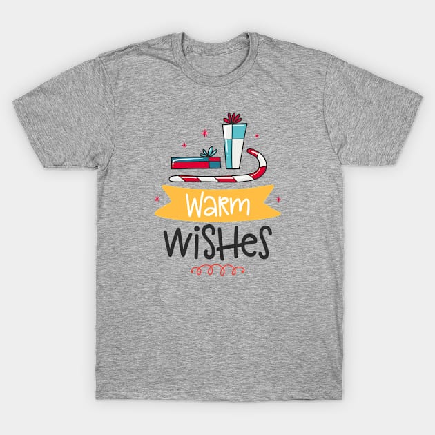 Warm Wishes T-Shirt by JoyFabrika